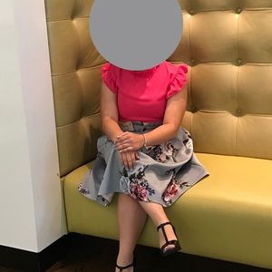 Pink blouse size medium 6/8